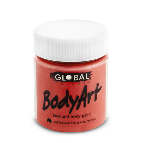 Global Face & Body Paint - Brilliant Red 45ml Tub