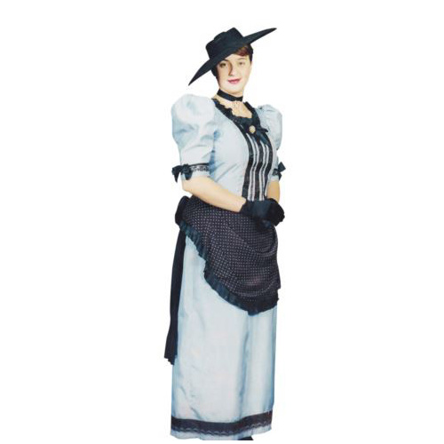 Edwardian Costume - Blue Hire Costume*