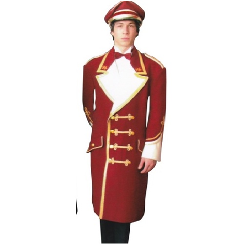 Doorman - Maroon & Creme Hire Costume*