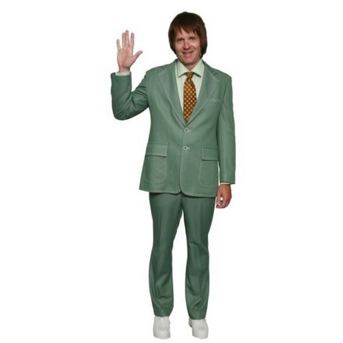 1970s Retro Suit - Green Hire Costume*