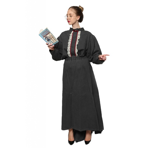  GRACEART Pioneer Women Costume Prairie Dress Black
