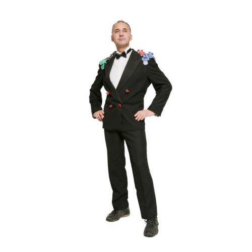 Card Dealer - Suit 1 Hire Costume*