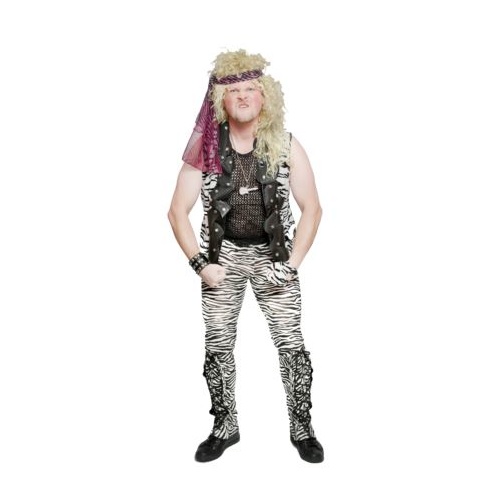 1980s Zebra Print Rocker Hire Costume*