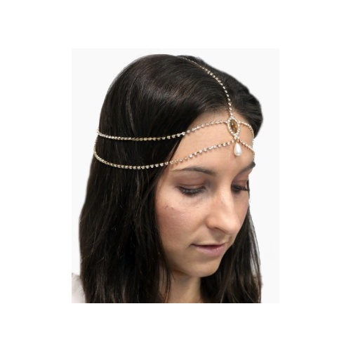 Rose gold 1920s headpiece deals