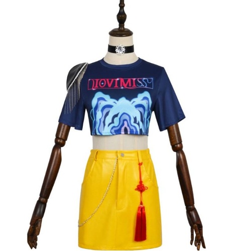 KPop Demon Hunters Mira Adult Costume [Size: L (12-14)]