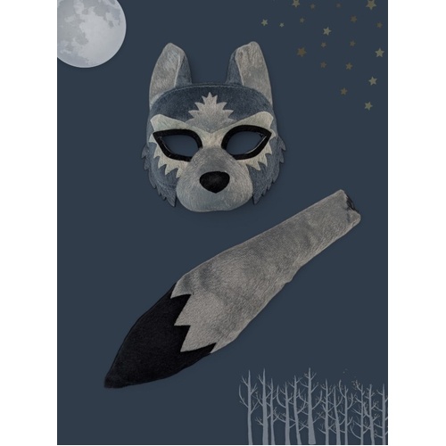 Big Bad Wolf Animal Mask & Tail