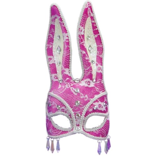 Burning Man Pink Bunny Mask