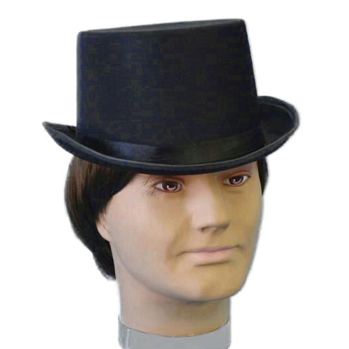 Standard Top Hat - Black Satin