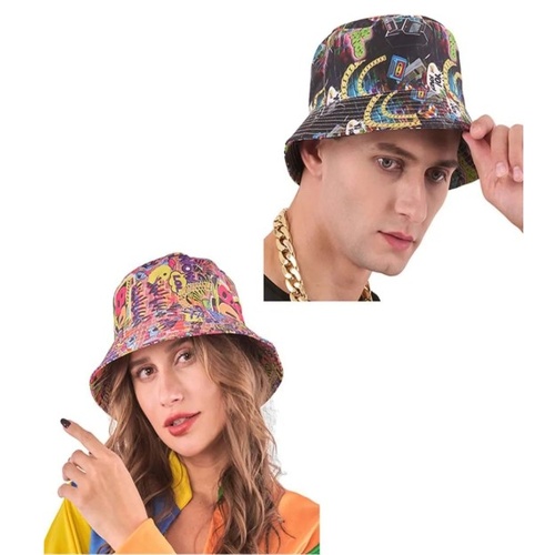 80s Hip Hop Bucket Hat