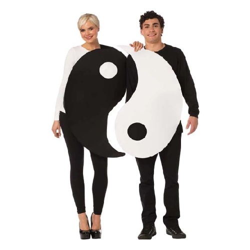 Yin Yang Adult Couple Costume