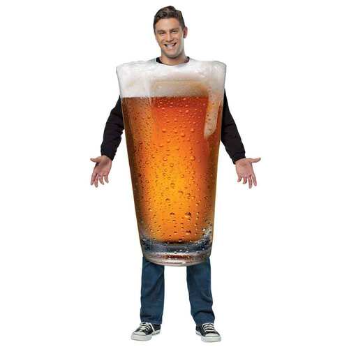 Beer Pint "Get Real" Costume - One Size