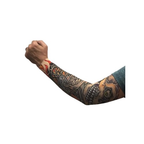 Tattoo Sleeve - Skull & Wheel