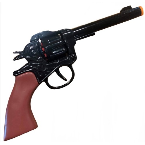Cowboy Cap Gun - Die-cast Black Metal