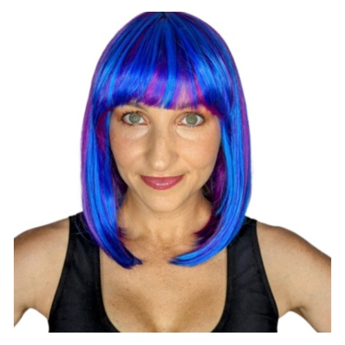 Galaxy Queen Deluxe Long Bob Wig