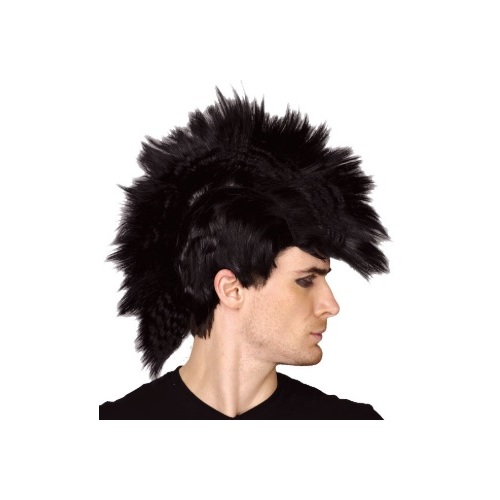 Black Punk Rocker Mohawk Wig Fancy That Costumes Sydney