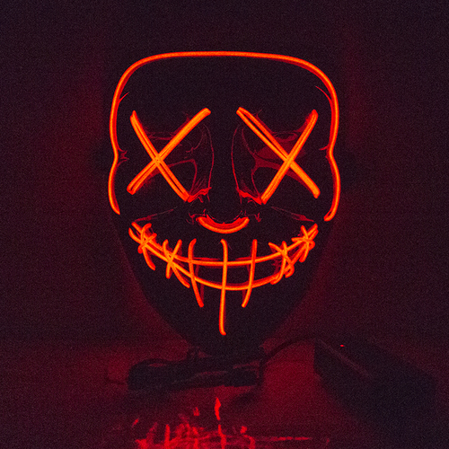 The Purge Light-Up Mask - Red