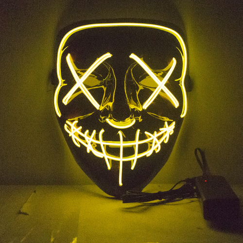 The Purge Light-Up Mask - Yellow