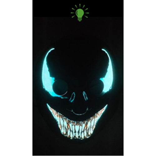Venom Light-up Mask - Black