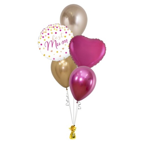 Best Mum Classic Mother's Day Balloon Bouquet