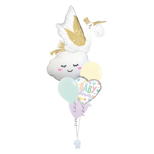Special Delivery Pastel Baby Shower Bouquet