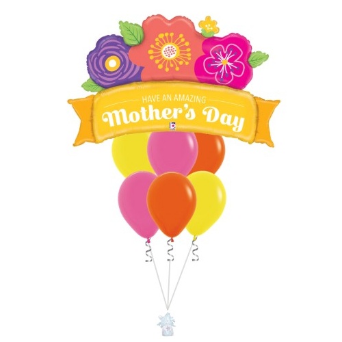 Jumbo Floral Mother's Day Balloon Bouquet