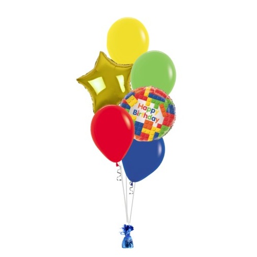 INFLATED - Lego Lover Star Birthday Bouquet