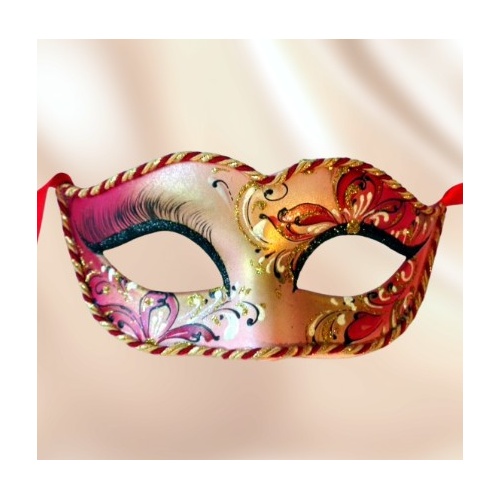 Lily Red Deluxe Italian Masquerade Eyemask